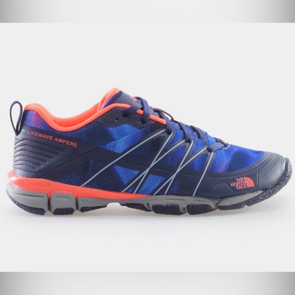 The North Face Women's 8.5 Litewave Ampere Trainers Running Shoes Gym Trail Blue
